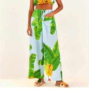 Farm Rio Fresh Banana Pants Sz Small